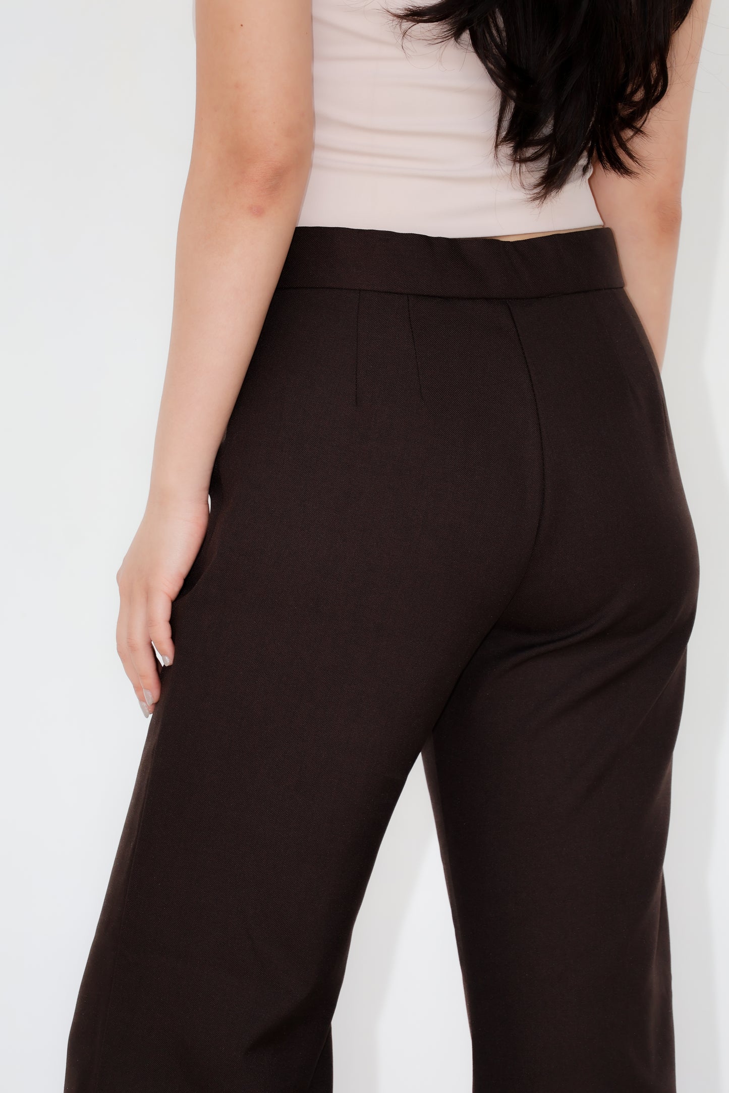 Blair Pants in Coffee (Deep Brown)