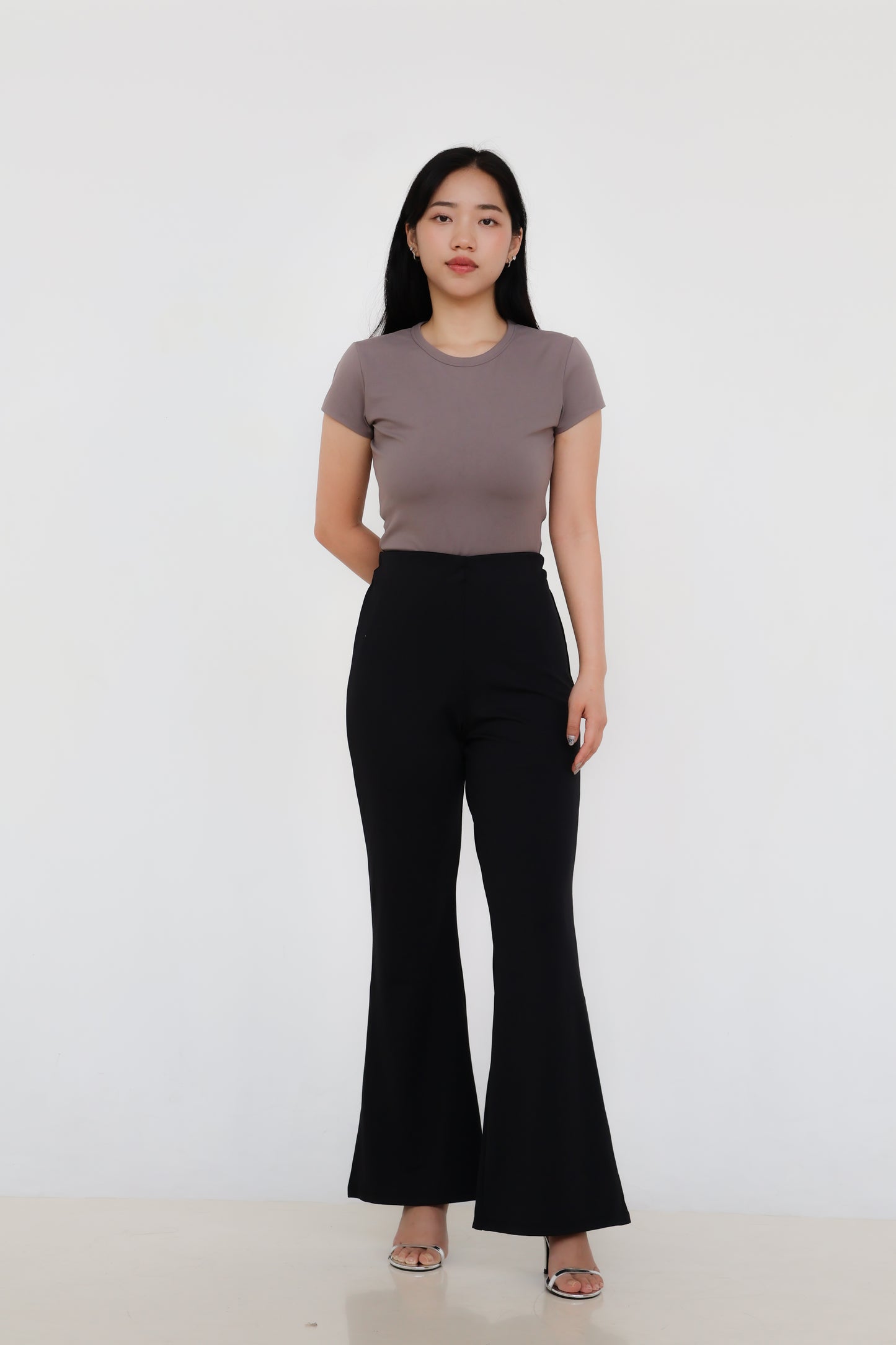 Gianna Flare Pants in Black