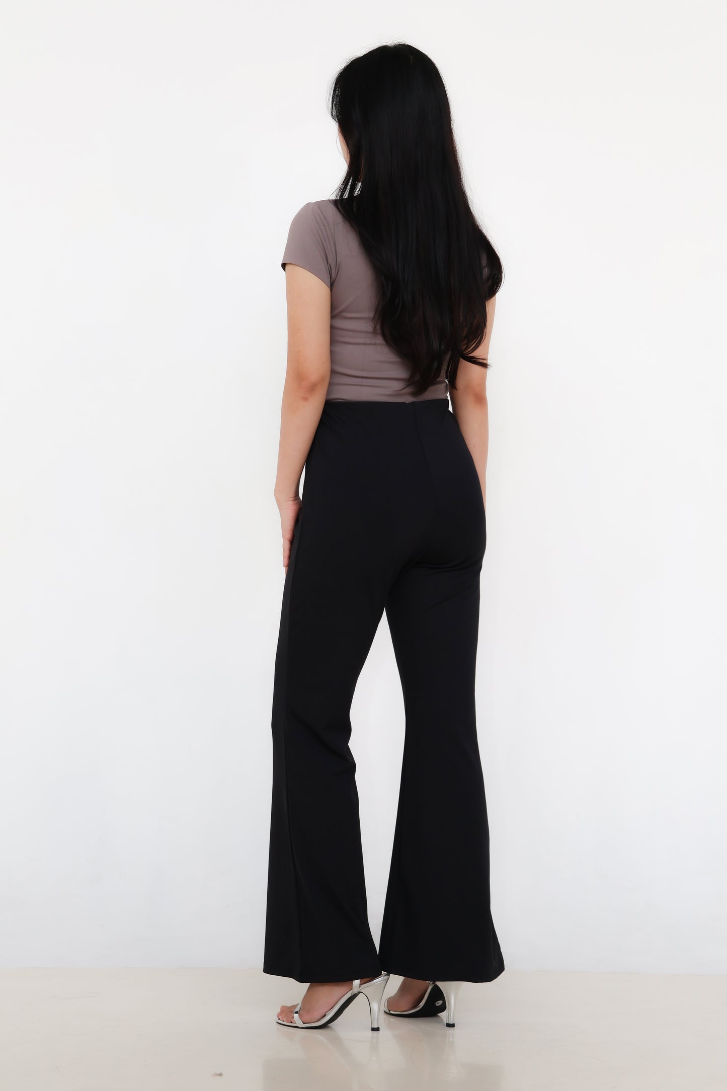 Gianna Flare Pants in Black