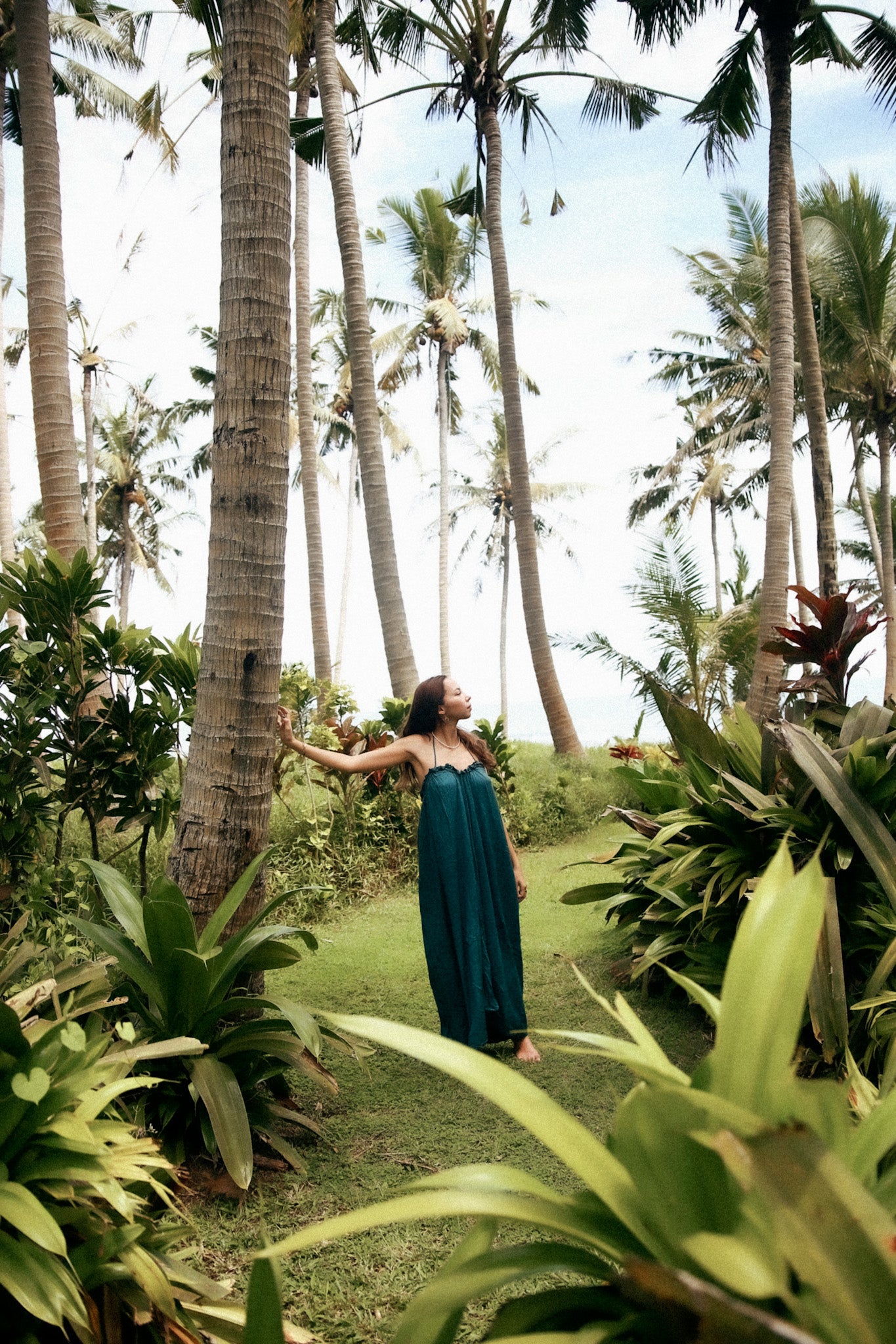 Jacaranda Dress in Emerald